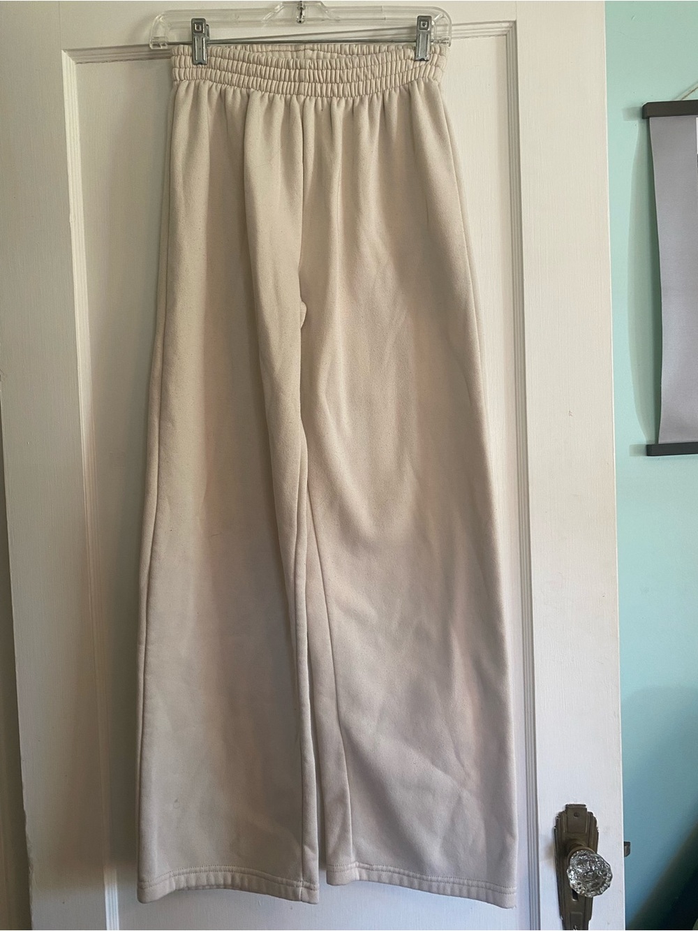 Goddess Wide Leg Pants in Cream